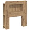 Headboard Cabinet Artisan Oak 80 Cm Engineered Wood