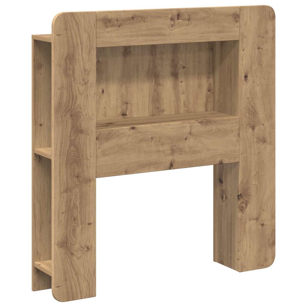 Headboard Cabinet Artisan Oak 80 Cm Engineered Wood