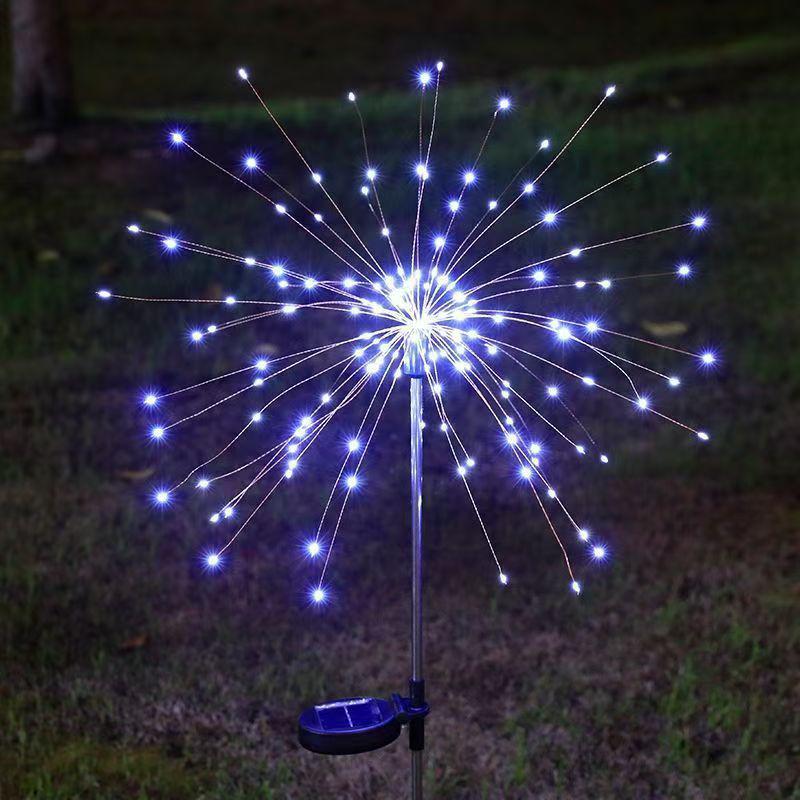 Solar Firework Dandelion Lights: Outdoor Waterproof Decorative Lawn and Garden Lights