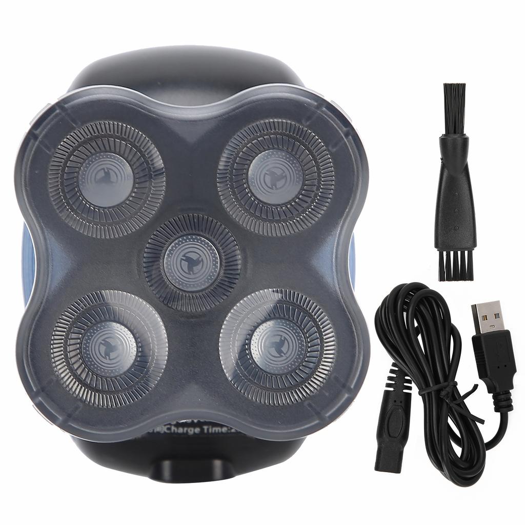 5 Blade Head Electric Shaver Waterproof Razor Rechargeable Men Beard Shaving Tool