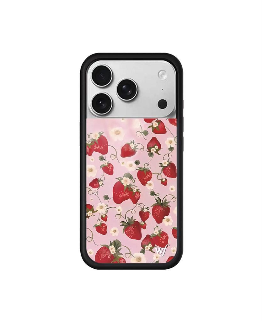 Nový Květinový INS 3D WF Roztomilý Jahodový Třešňový Kryt na Telefon pro 17 12 13 14 Pro Max 16 Plus 15 pro 17Pro Kreslený Ochranný Kryt