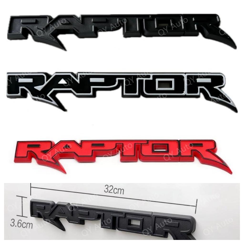 TMON9 Ranger Raptor Letters Fit for Ford Ranger Raptor Tailgate Badge Raptor Type Model Rear Gate Badge 3D Badge Modified