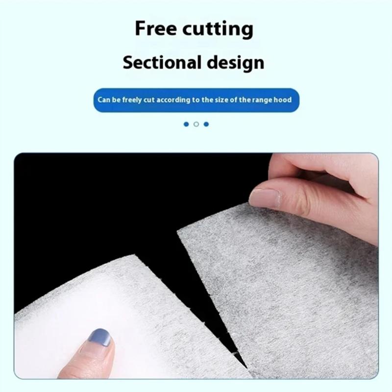 Kuchyňský odsavač par Filtr Vysoký výkon Absorpce oleje Bez kouře Univerzální střih Odolná samolepka Netkaný absorpční papír