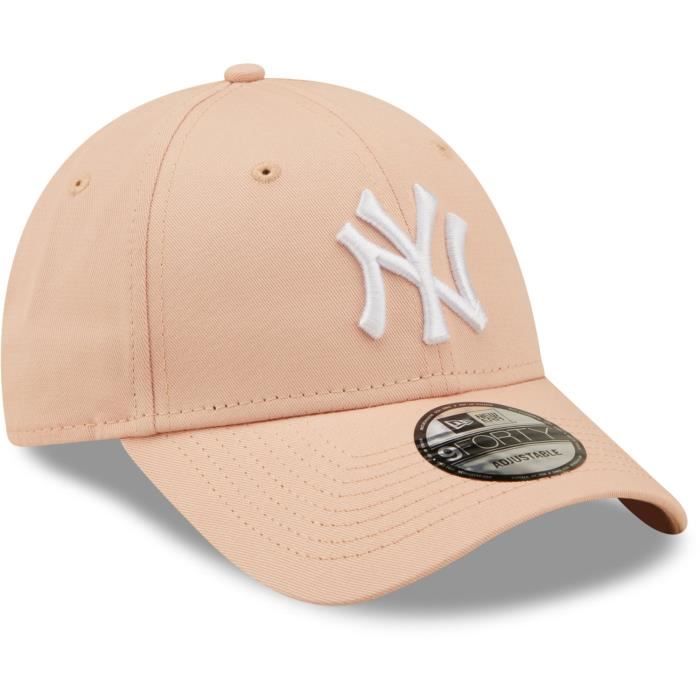 Casquette New Era 9Forty Strapback - New York Yankees - Rose - Homme - 100% Coton