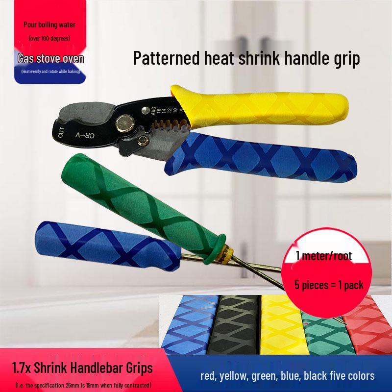 

Non-Slip Silicone Fishing Rod Grip Tape - Sweat-Absorbent Handle Wrap for Rods 15mm Diameter, 1m Length чёрный