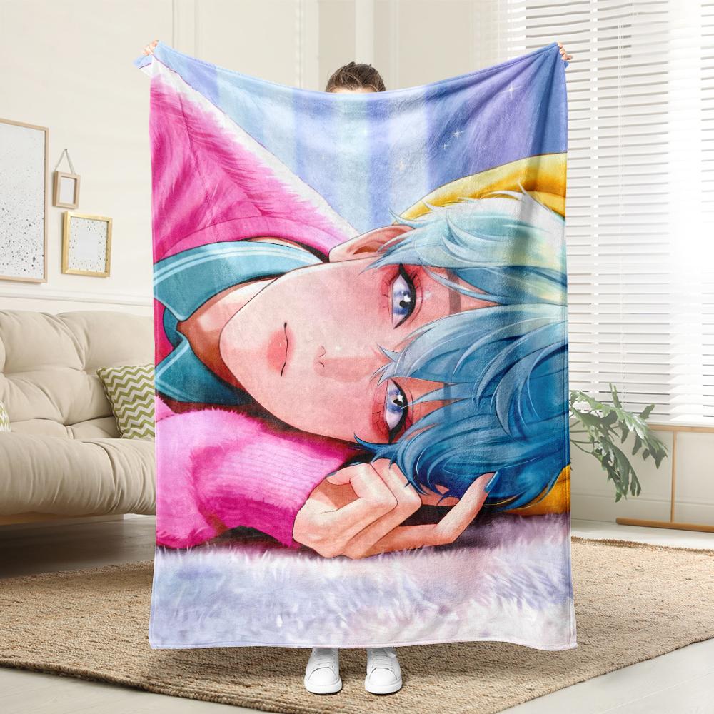 KPop Demon Hunters The Colorful Anime Girl Pattern On the Blanket Is Comfortable and Fashionable At Home