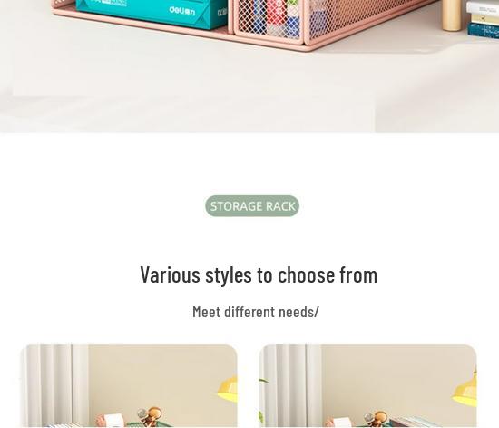 Desktop File Organizer: Multilayer Large Capacity Storage Rack for Office Supplies