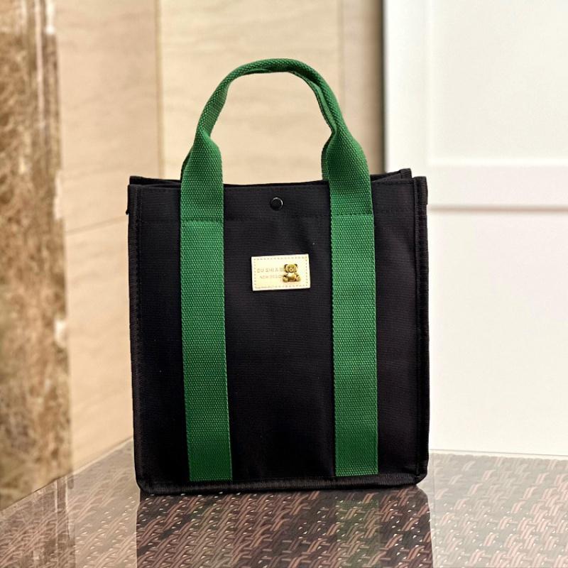 Female Canvas Tote Bag Organizer New Trendy Handbag Women Small Single Shoulder Bags Ladies Casual Top Handle Bags For Work Simple And Practical