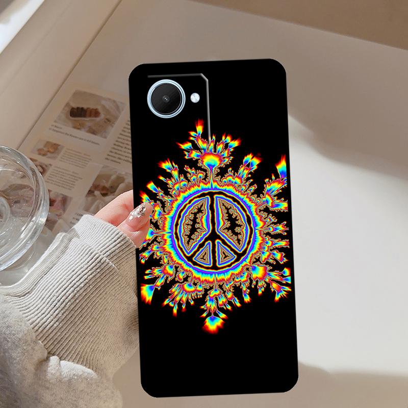 Psychedelic Art Peace For Realme GT 7 Pro 5 GT 6 6T C67 C61 C55 C53 C51 C21Y C25S C75 10 11 12 13 14 Pro Plus Case
