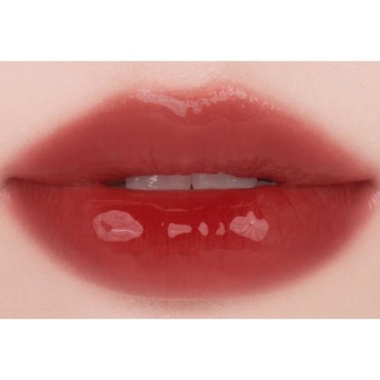 rom&nd Juicy Lasting Tint 22 Dotori Balm — Warm Acorn-Brown Glossy Long-Lasting Lip Tint