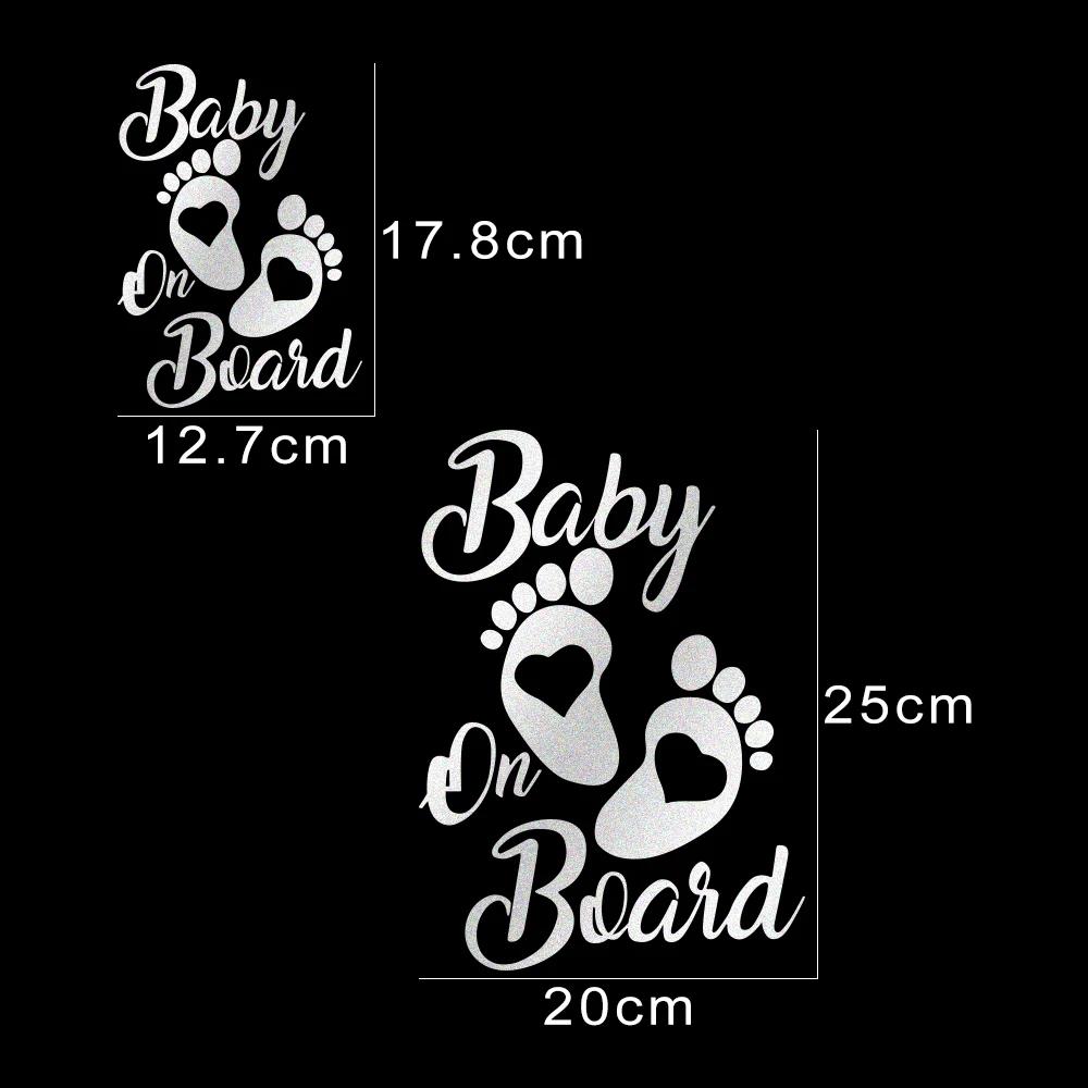 Baby On Board Warning Text for Mothers, Dads, Pregnant Women, Personalized Rear Window Car Stickers Accessories