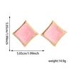 New Exquisite Square Earrings, Stud Earrings for Women, Cold Wind, High-end Fashion Design, Fairy Earrings, Women's Earrings.