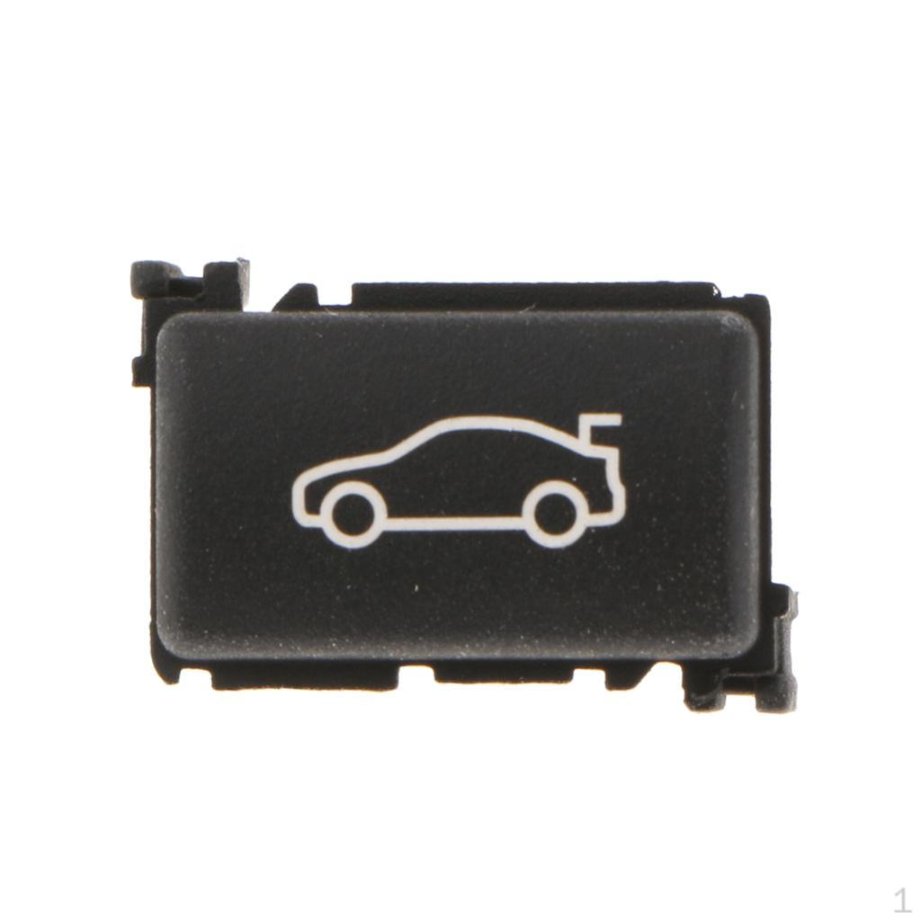 Black Rear Trunk Open Release Switch Button