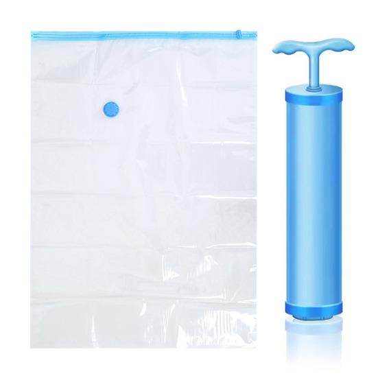 Transparent Vacuum Storage Bag Moisture-Proof Reusable Folding Compressed Thickened Vacuum Bag Clothes