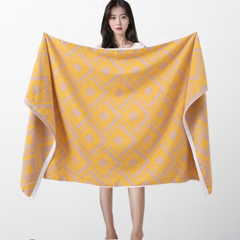 

Мужское тонкое банное полотенце хлопок лето эксклюзив грязеотталкивающее бытовое банное впитывающее быстросохнущее мягкое не оставляющее ворсинок большого размера 70X140cm зелёный