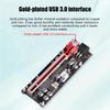 ABS Material PCIExpress X1 to X16 Extension Cable 6Pin Power for Cooling and Easy GPU Installation