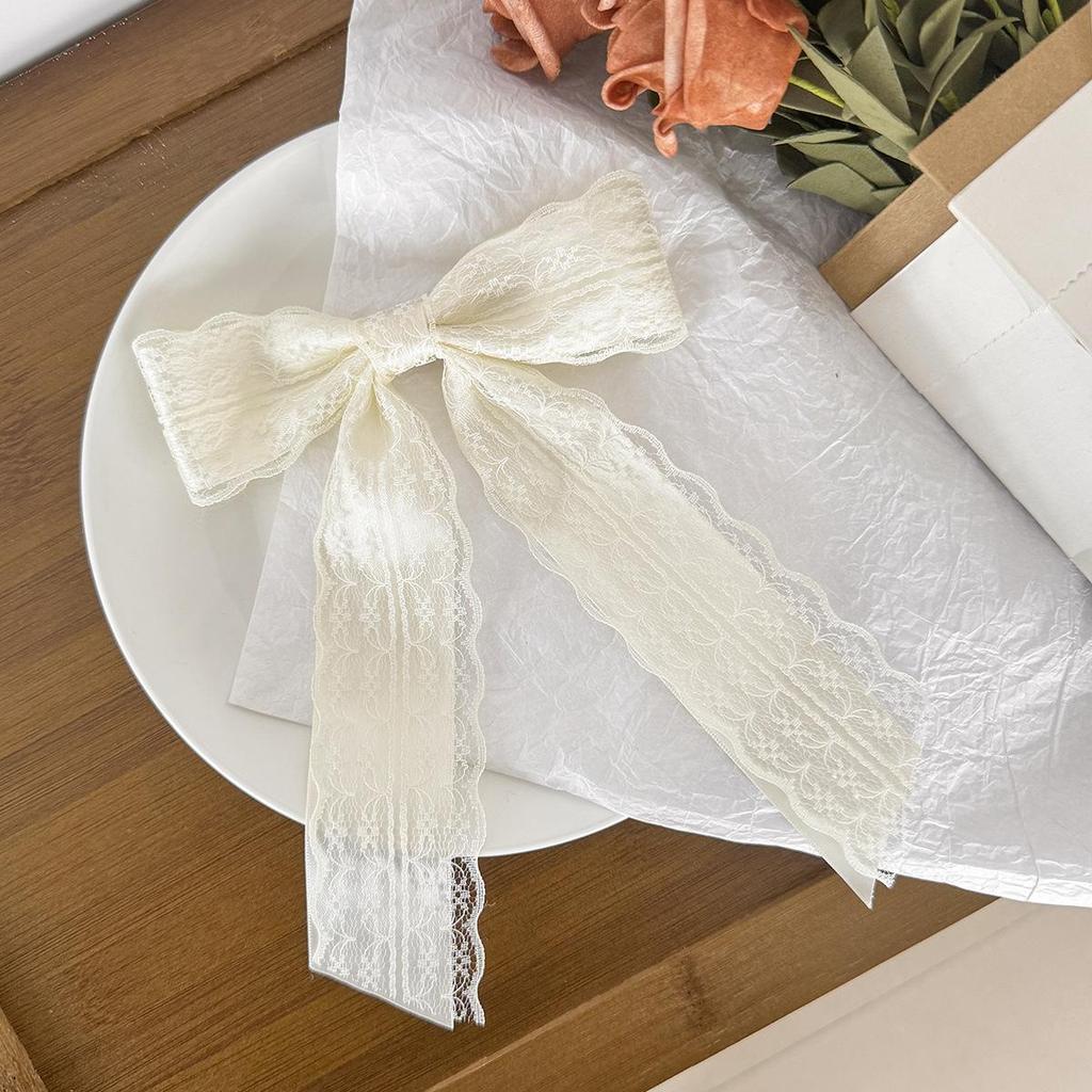 1Pc nowa koreańska modna kokarda szpilka do włosów jednokolorowe eleganckie spinki do włosów nakrycia głowy dziewczyny akcesoria do włosów dla dzieci