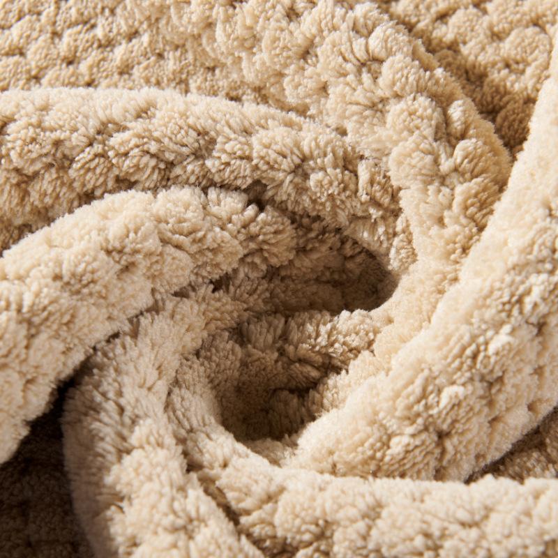 Coral Fluff Towel Household Moisture Absorbing and Hair Loss Adult Facial Towel Gift Towel Fast-dry Hair Towel