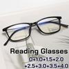 Ultra Light High-definition Anti Blue Light Reading Glasses Luxury Designer Women Men Retro Square Frame Far Sight Eyeglasses