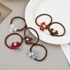 French Retro Elegant Acetate Flower Hair Tie
