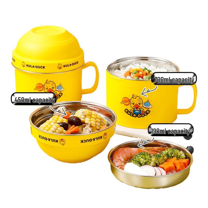 Korean Style 3-Piece Student Lunch Box Set