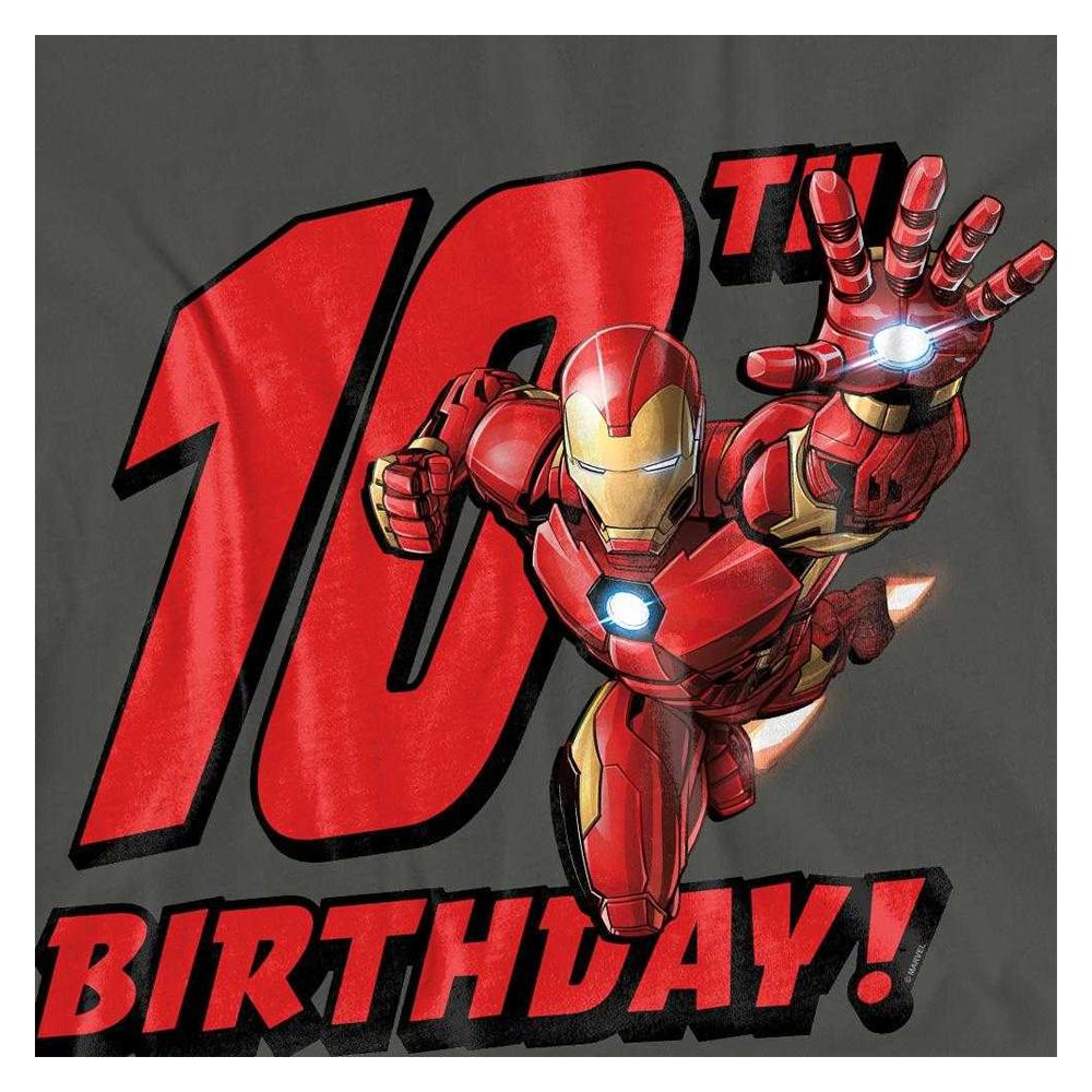 Iron Man Womens/Ladies 10th Birthday T-Shirt