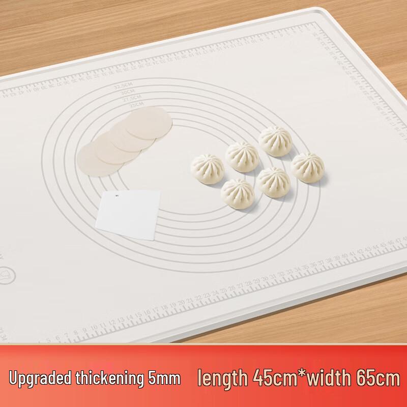 Zhi Shi Solid Color Kneading & Baking Mat, Pink 2-Pack