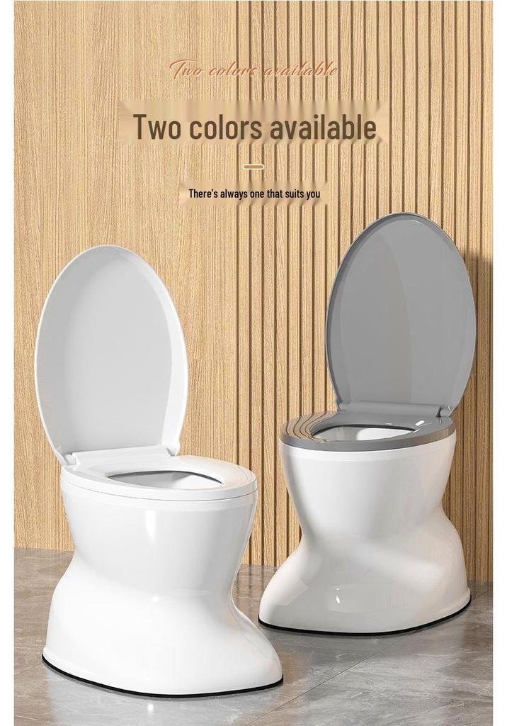 Portable Anti-Odor Toilet Seat for Elderly and Adults