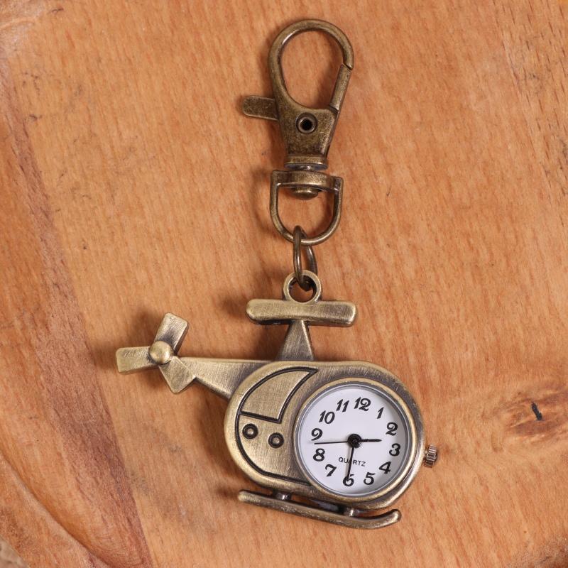 

Винтажные настенные часы брелок самолет велосипед швейная машинка формы кварцевые карманные часы брелок подвеска для сумки