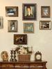 European Solid Wood Wall Hanging Frame Set Room Aesthetics Photo Frame Living Room Background Photo Frames Vintage Home Decor