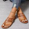 Summer Women's Shoes Sandals Versatile Set Toe Fashion Flat Heel Casual Women's Cool Slippers