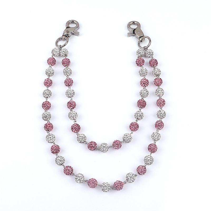 Hip-Hop Pants Chains High-Quality Ball Beads Waist Chains Simple Jeans Chain  Pants Chain Clothing Accessories Gifts