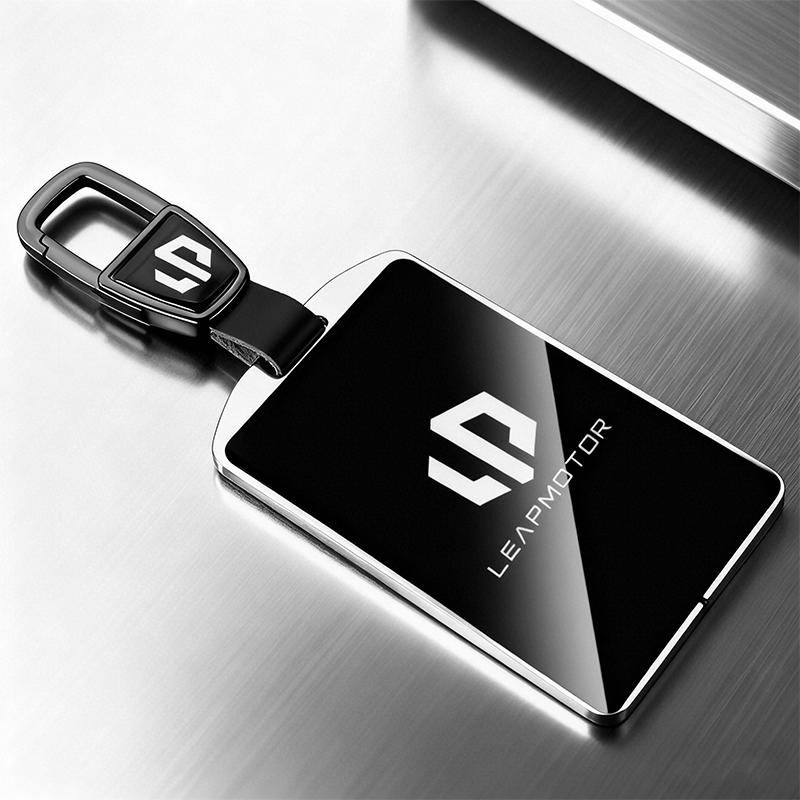 Custodia Chiave Auto Per Leapmotor B10 B01 C10 C16 T03 S01 C11 C01 Lega di Zinco Pelle Cover Guscio Chiave Auto Portachiavi Accessori