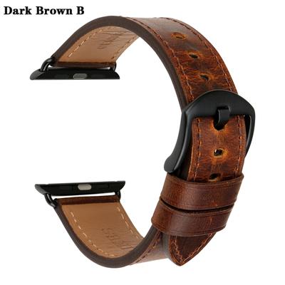 WatchBand Accessories Genuine Leather Watch Bracelets Iwatch Band 42mm 38mm Watchband for Apple Watch Strap 44mm 40mm Series 4 - 1
