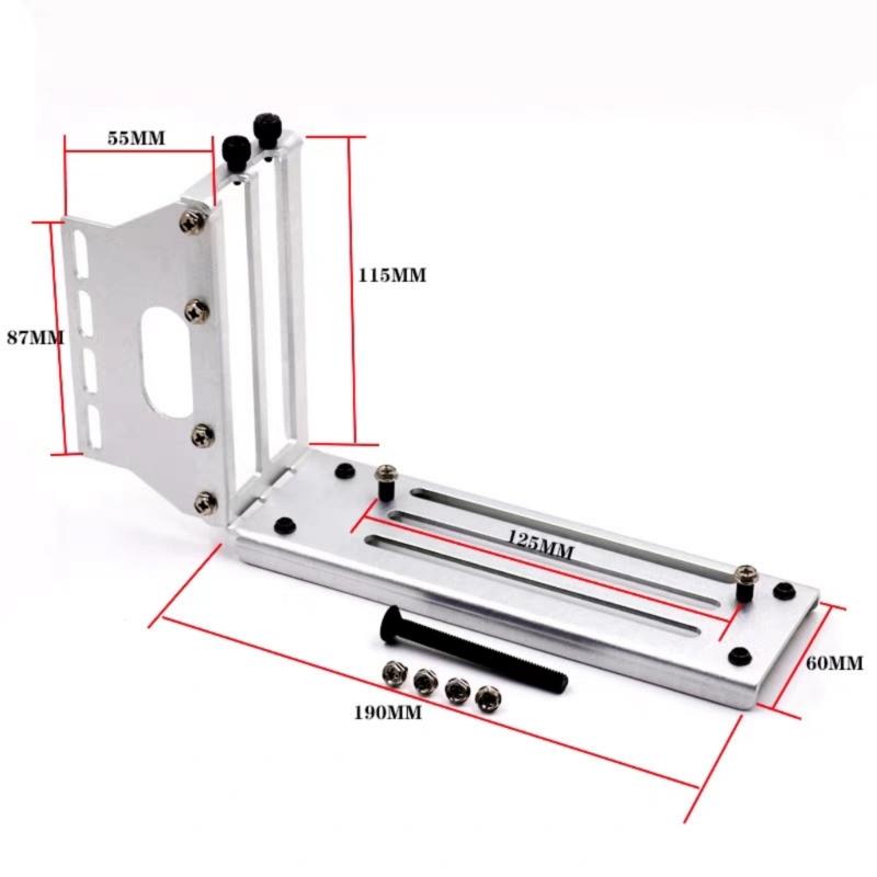 3 sloty PCIE 5.0 Držák grafické karty Vertikální držák GPU pro standardní PC skříň Rychlá montáž Stabilní kov