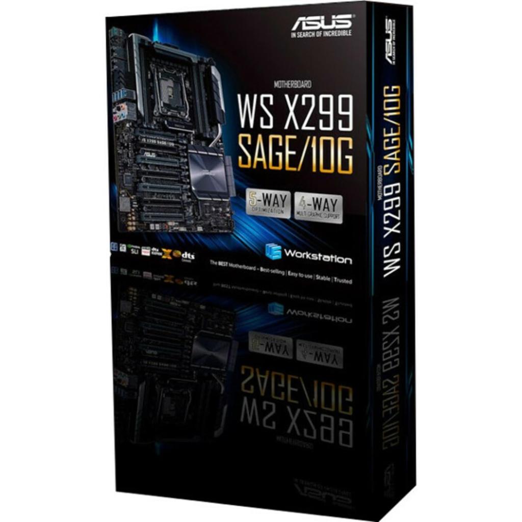 WS X299 SAGE/10G [Intel X299/LGA2066/DDR4/USB 3.1 Type-C/2x10GbE/CEB/Thunderbolt AIC]