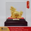 Golden Coin Turtle Wealth Ornament - Housewarming, Wedding Gift, Desktop or Living Room Decoration, Longevity Mascot.
