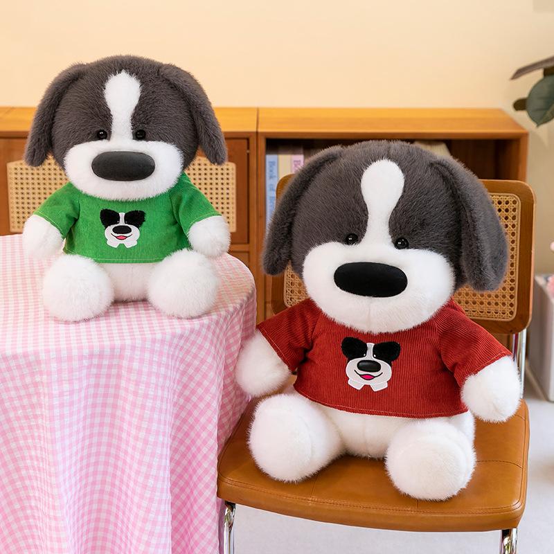 Sweater Dog Plush Toy Cute Sweater Puppy Doll Doll Children Sleeping Pillow Birthday Gift
