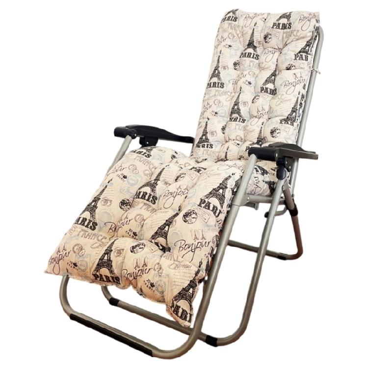 

Chaise Lounges Pad Thickened Waterproofs Cushions Cotton Blend With Secure Tie For Patioes Furniture