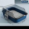 Semi-closed Cat Litter Box Oversized Splash-proof Thickened Cat Toilet Pet Supplies Cat Litter Box Oversized Deodorant