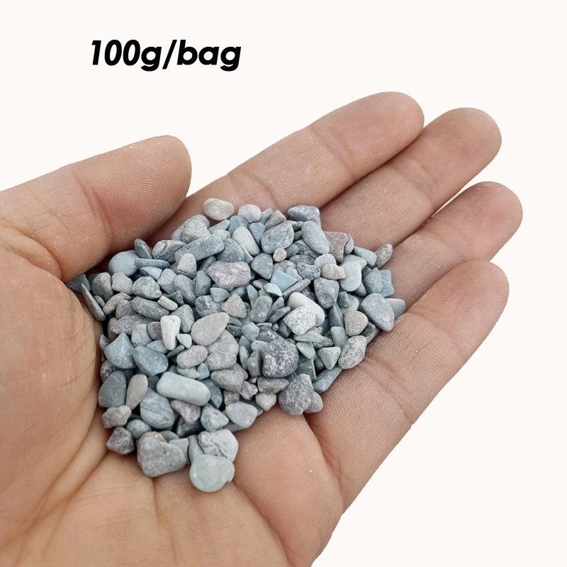 

1 Set 100g Micro Gravel Simulated Little Stones for DIY Sand Table Garden Railway Train Road Paving Material Rock Ground Scene