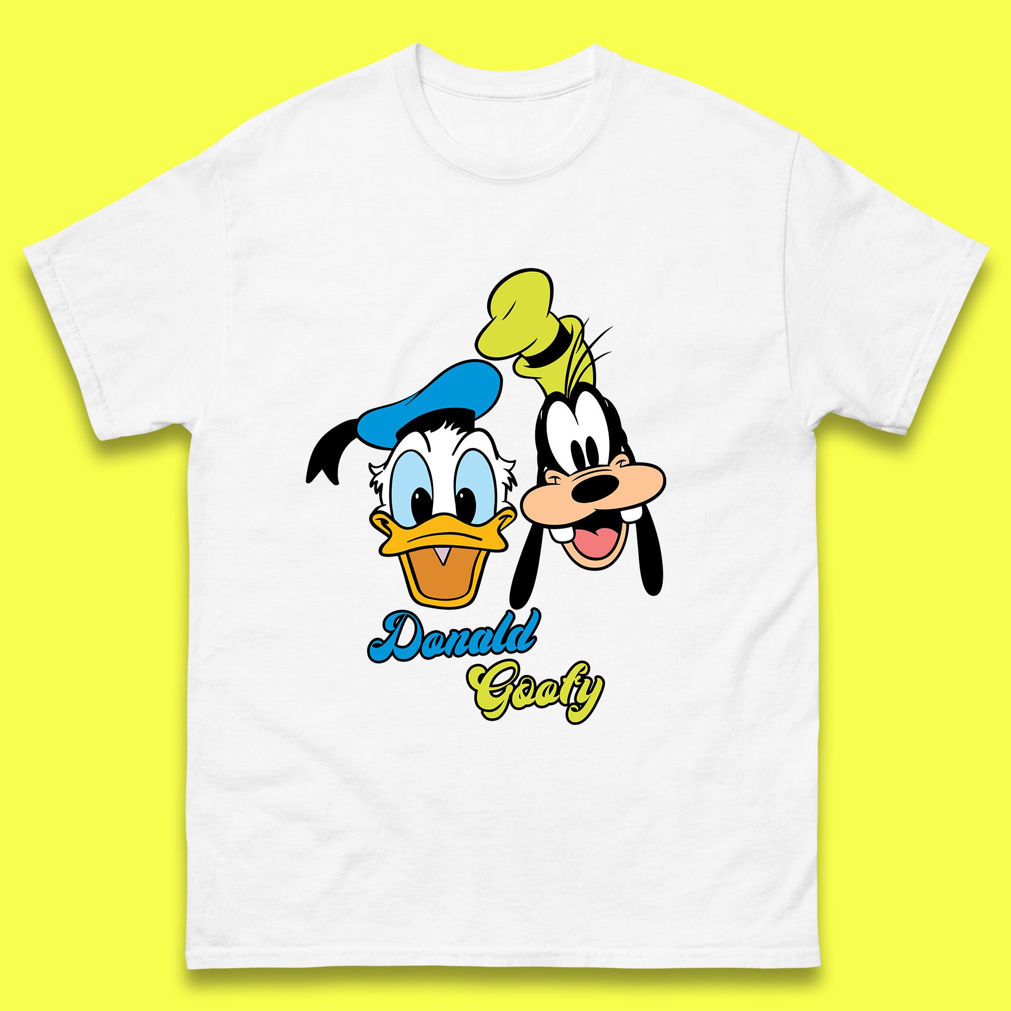 

Disney Cartoon Characters Donald Duck And Pluto Goofy Face Disney World Trip Disney Vacation Mens Tee Top 4XL