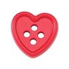 New Cute Four-Hole Heart Shaped Plastic Buttons for DIY Children's Clothing & Decoration