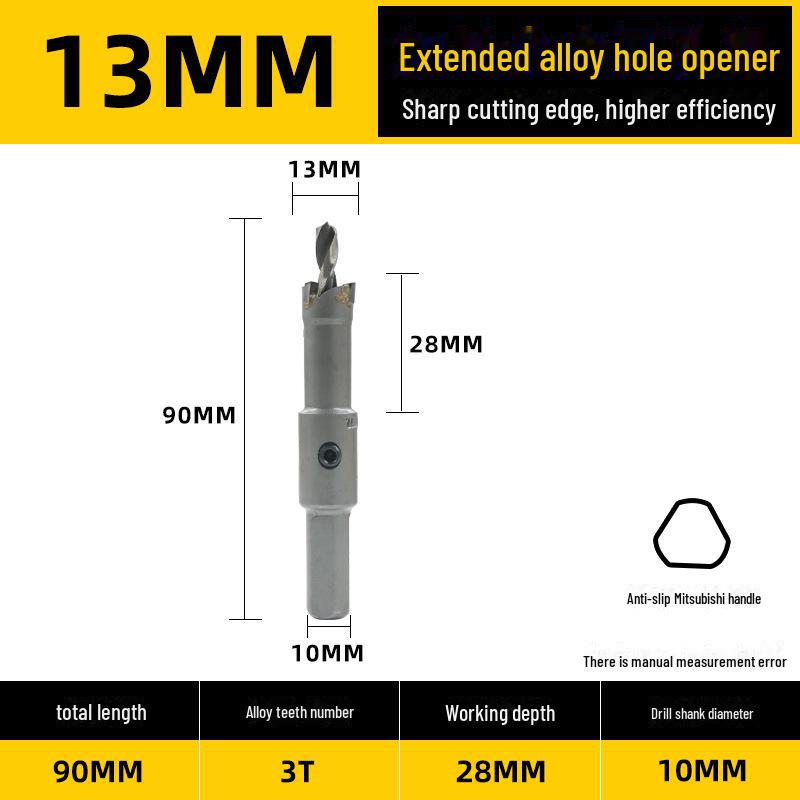 Děrovací vrták z nerezové oceli a slitiny kovu pro tlusté plechy