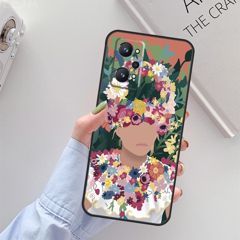 

Midsommar May Queen For Realme C61 C75 C55 C51 C21Y C25S C67 C53 13 12 10 11 14 Pro Plus GT 6T 6 5 GT7 Pro Case Realme 14 Pro Plus