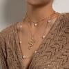 Trendy Multi-layer Love Pearl Snake Pendant Necklace, Fashionable Versatile Women's Accessories