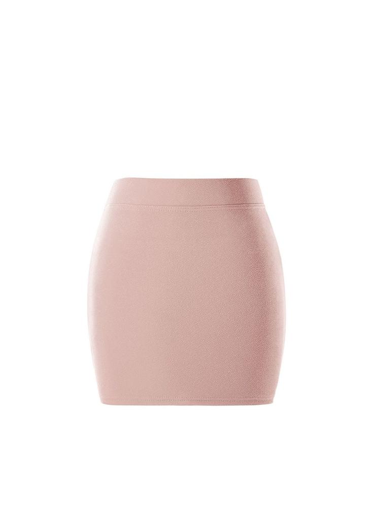 Solid Color Spring Summer Short Skirt With Hightemperature Setting For Office Wear