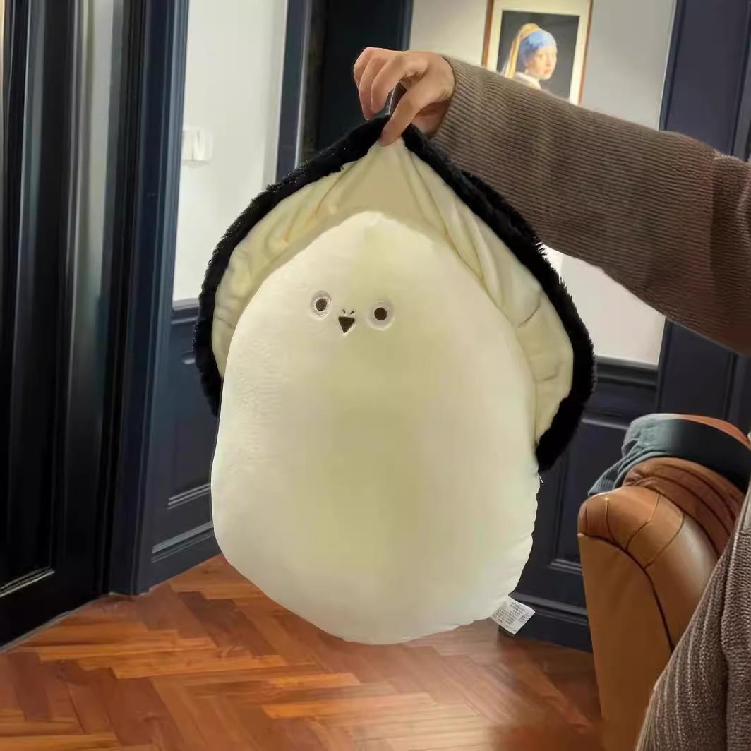 Милая подушка-устрица Спящая кукла Мягкая игрушка Творческая имитация Кукла-устрица 30cm — фото 6