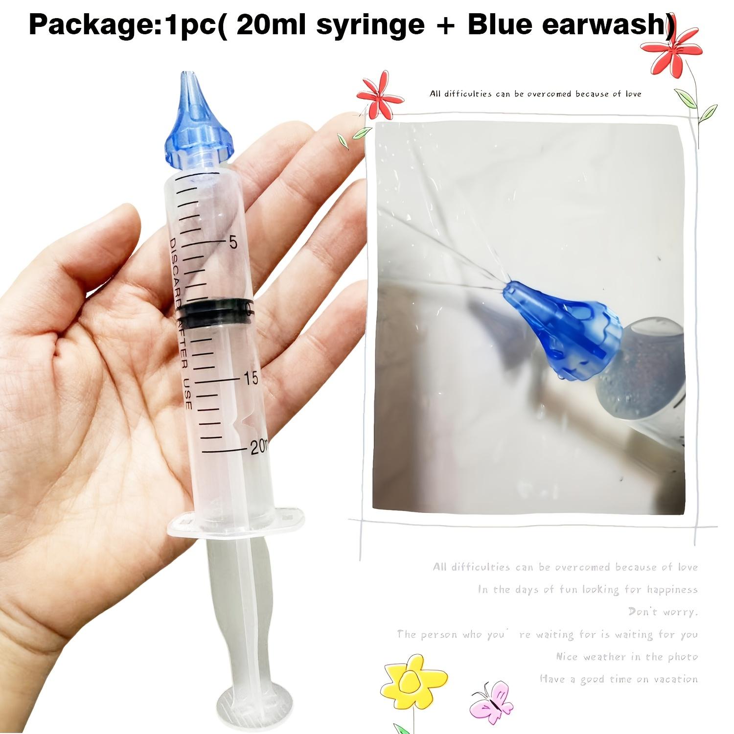 

Универсальный набор для чистки ушей из пропилена, безопасная и эффективная система промывания ушей для гигиены и комфорта, решение для ухода за ушами синий