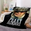 Peaky Blinders Flannel Blanket Super Soft Warm Cozy Blanket for Sofa Bed Office Travel All‑Season Home Decor Gift